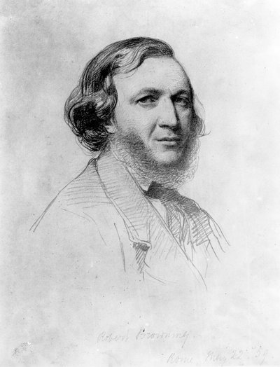 Portrait of Robert Browning by Field Talfourd